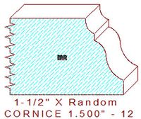 Cornice 1-1/2" - 12 Cornice 1-1/2" - 12