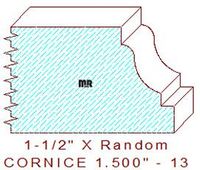 Cornice 1-1/2" - 13 Cornice 1-1/2" - 13