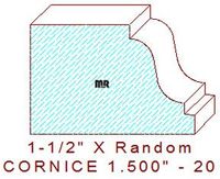 Cornice 1-1/2" - 20 Cornice 1-1/2" - 20