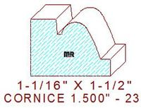 Cornice 1-1/2" - 23 Cornice 1-1/2" - 23