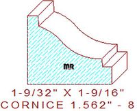 Cornice 1-9/16" - 8 Cornice 1-9/16" - 8