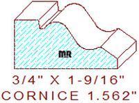 Cornice 1-9/16" Cornice 1-9/16"