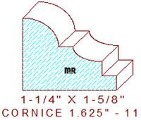 Cornice 1-5/8" - 11 Cornice 1-5/8" - 11