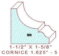 Cornice 1-5/8" - 5 Cornice 1-5/8" - 5