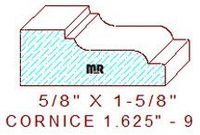 Cornice 1-5/8" - 9 Cornice 1-5/8" - 9