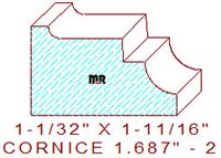 Cornice 1-11/16" - 2