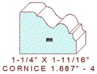 Cornice 1-11/16" - 4 Cornice 1-11/16" - 4