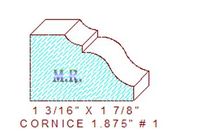 Cornice 1-7/8" - 1 Cornice 1-7/8" - 1