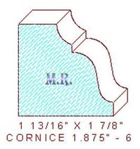 Cornice 1-7/8" - 6 Cornice 1-7/8" - 6
