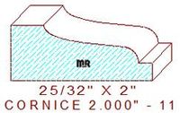 Cornice 2" - 11 Cornice 2" - 11
