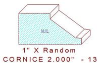 Cornice 2" - 13 Cornice 2" - 13