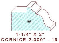 Cornice 2" - 19 Cornice 2" - 19