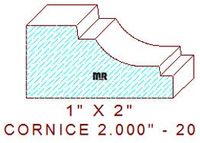 Cornice 2" - 20 Cornice 2" - 20