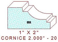 Cornice 2" - 20