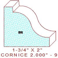 Cornice 2" - 9