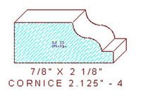 Cornice 2-1/8" - 4