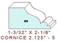 Cornice 2-1/8" - 5 Cornice 2-1/8" - 5