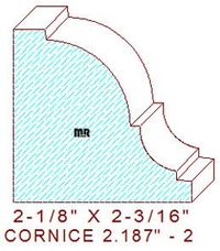 Cornice 2-3/16" - 2