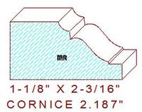 Cornice 2-3/16" Cornice 2-3/16"