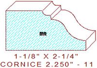 Cornice 2-1/4" - 11