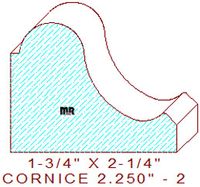 Cornice 2-1/4" - 2