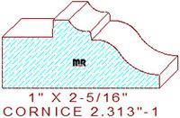 Cornice 2-5/16" - 1 Cornice 2-5/16" - 1