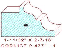 Cornice 2-7/16" - 1