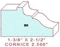 Cornice 2-1/2"