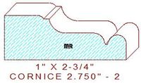 Cornice 2-3/4" - 2