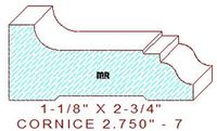 Cornice 2-3/4" - 7