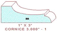 Cornice 3" - 1 Cornice 3" - 1