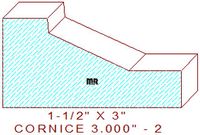 Cornice 3" - 2 Cornice 3" - 2