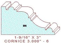Cornice 3" - 6 Cornice 3" - 6
