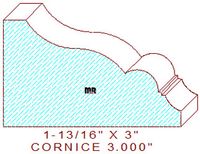 Cornice 3" Cornice 3"