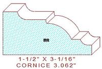 Cornice 3-1/16" Cornice 3-1/16"
