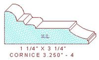 Cornice 3-1/4" - 4