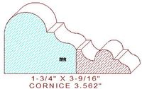 Cornice 3-9/16"