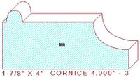 Cornice 4" - 3 