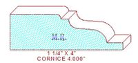 Cornice 4" Cornice 4"