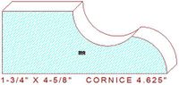 Cornice 4-5/8" Cornice 4-5/8"