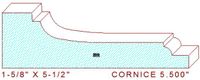 Cornice 5-1/2" Cornice 5-1/2"