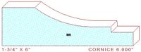 Cornice 6" Cornice 6"
