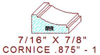 Cornice 7/8" - 1 Cornice 7/8" - 1