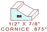 Cornice 7/8" Cornice 7/8"