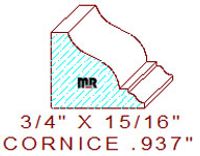 Cornice 15/16" Cornice 15/16"