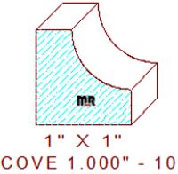 Cove 1" - 10 Cove 1" - 10