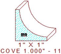 Cove 1" - 11 Cove 1" - 11