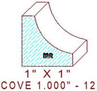 Cove 1" - 12 Cove 1" - 12