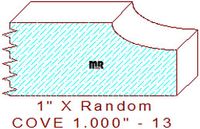 Cove 1" - 13 Cove 1" - 13