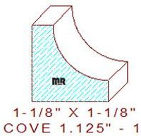 Cove 1-1/8" - 1 Cove 1-1/8" - 1